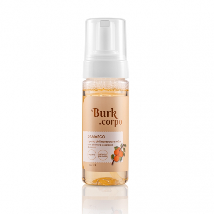 Espuma de Limpeza para Mãos Damasco 150ml