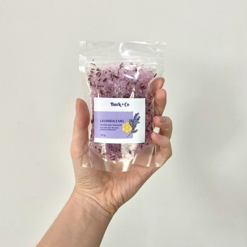 Escalda-Pés Lavanda e Mel 140g 