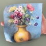 Paninho de Óculos - Vaso de Flores