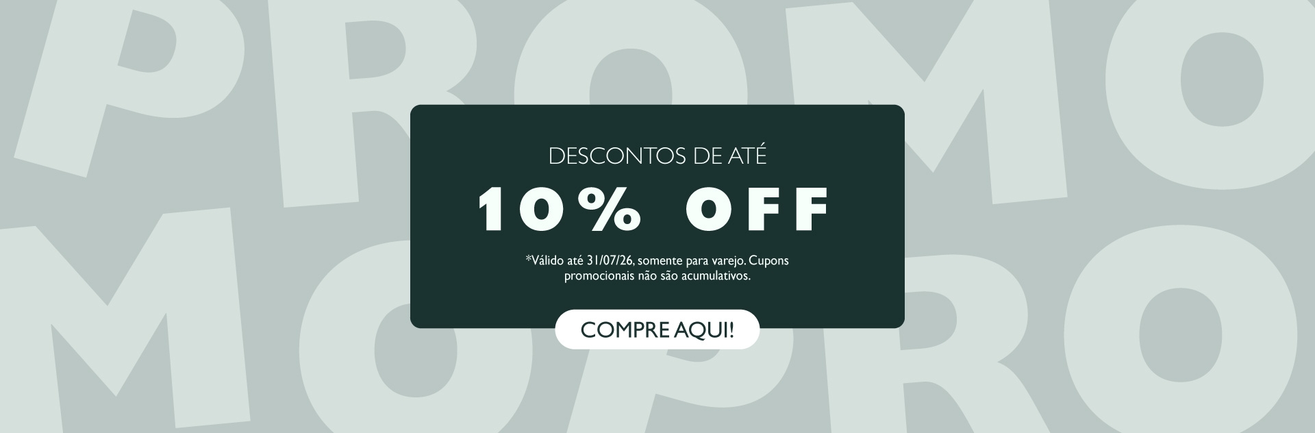 Descontos no site